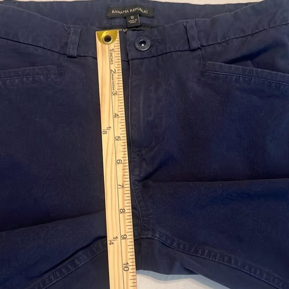 Banana Republic Women's Slim Straight Cropped Pant Isola Nights Navy Size 10 - Picture 6 of 14